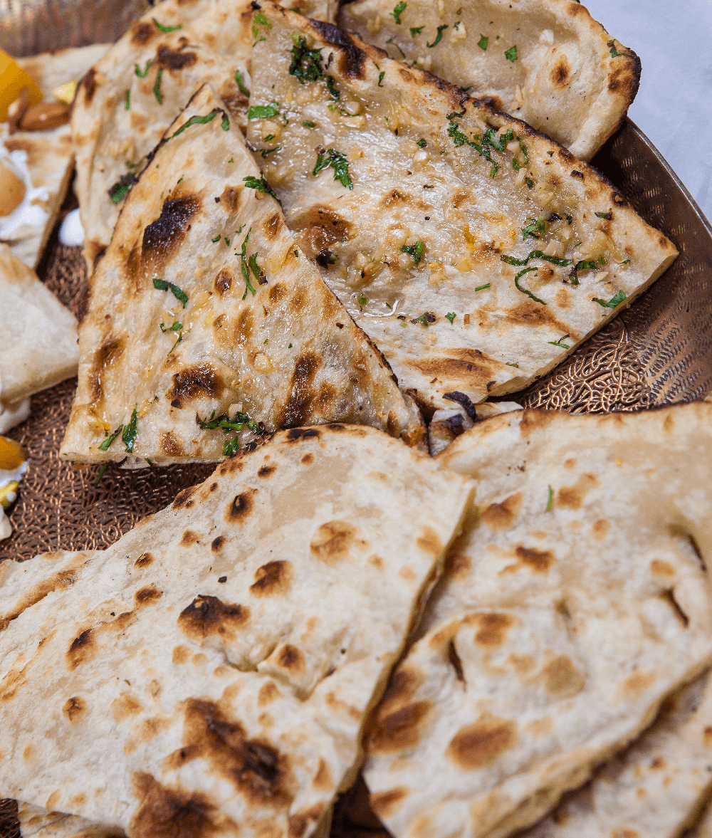 Indian Catering Malta Naan bread