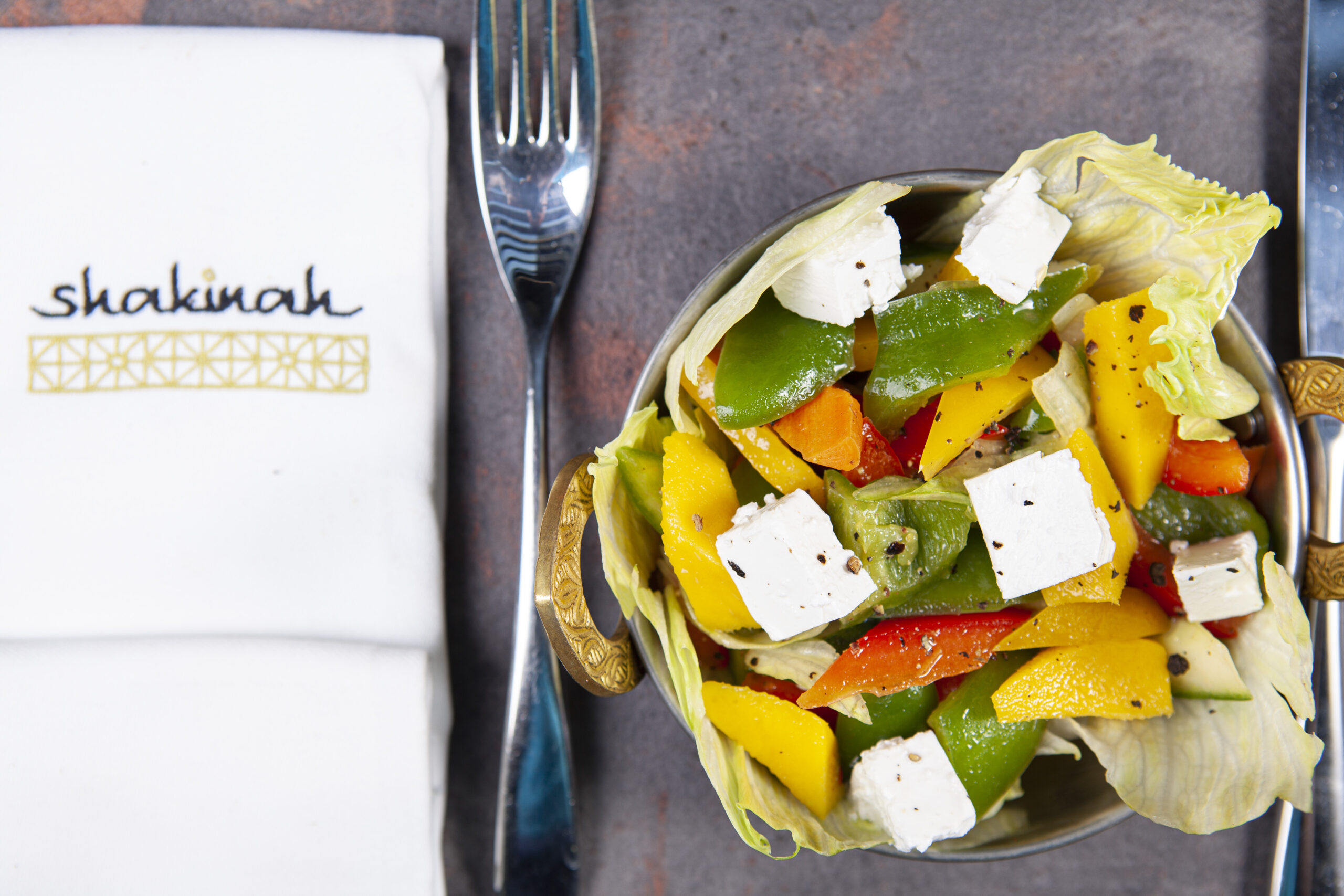 Shakinah Indian Restaurant Malta Vegetable Salad